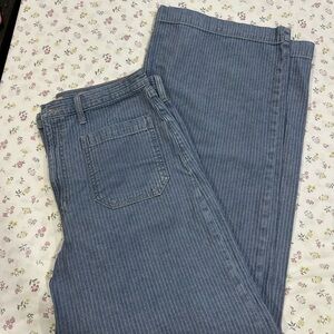 Ariat Blue Pinstripe ultra wide leg